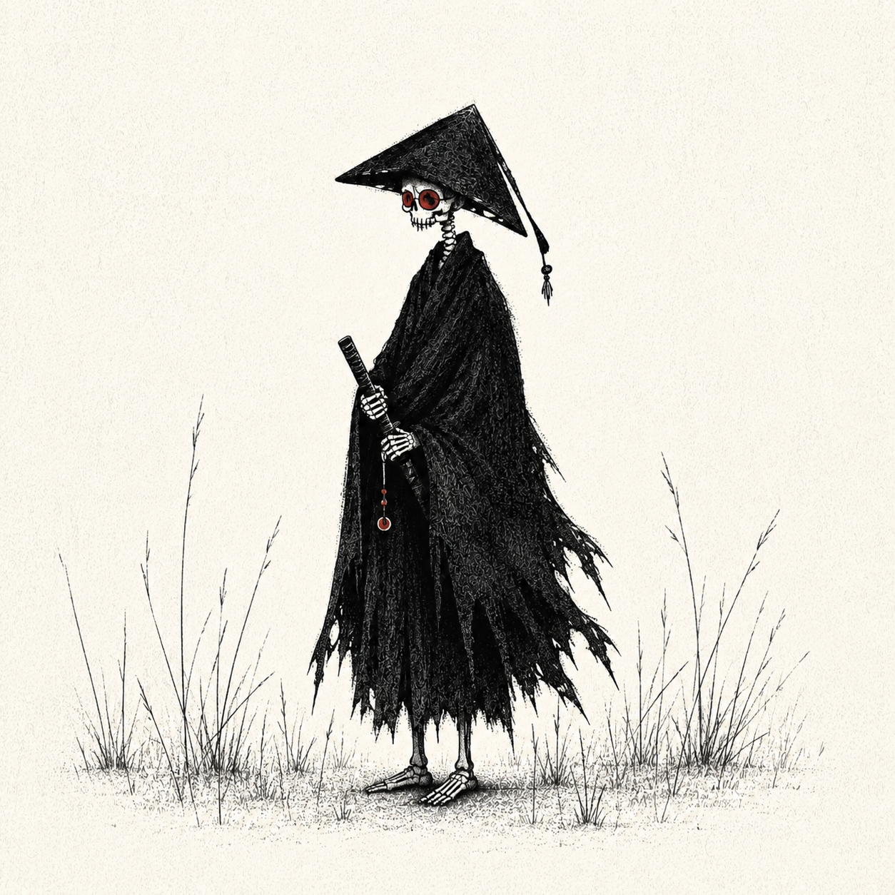 Mourn among dry reeds